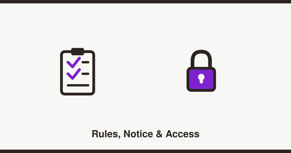 Self storage rules explained: notice periods, access hours and what you can't store