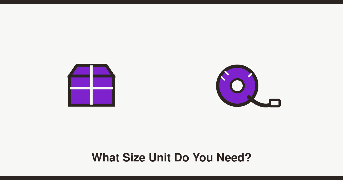 What size storage unit do you need? A UK guide from lockers to garages